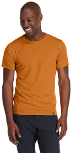 Rab Men's Syncrino Merino Blend Base Layer Short Sleeve Technical Tee (Marmalade)