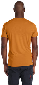 Rab Men's Syncrino Merino Blend Base Layer Short Sleeve Technical Tee (Marmalade)