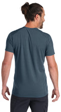 Load image into Gallery viewer, Rab Men&#39;s Syncrino Merino Blend Base Layer Short Sleeve Technical Tee (Orion Blue)
