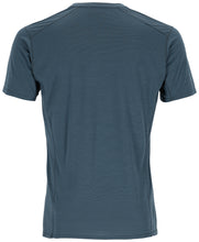 Load image into Gallery viewer, Rab Men&#39;s Syncrino Merino Blend Base Layer Short Sleeve Technical Tee (Orion Blue)
