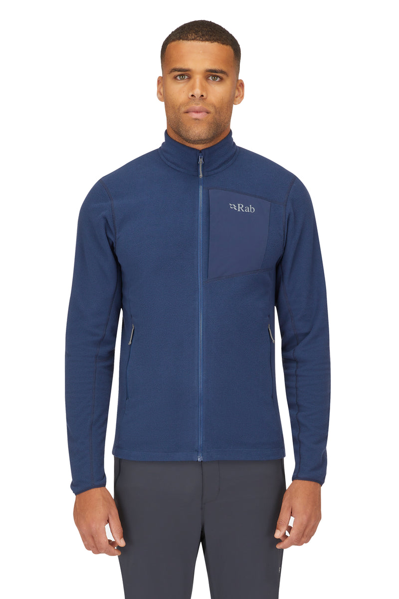 Rab Men's Tecton Full Zip Fleece (Deep Ink) – Landers Outdoor World ...