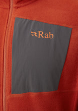 Load image into Gallery viewer, Rab Men&#39;s Tecton Full Zip Fleece (Red Clay)
