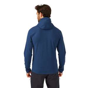 Rab Men's Tecton Hooded Full Zip Fleece (Deep Ink)