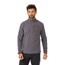 Load image into Gallery viewer, Rab Men&#39;s Tecton Pull-On Half Zip Fleece (Graphene)
