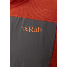 Load image into Gallery viewer, Rab Men&#39;s Tecton Pull-On Half Zip Fleece (Red Clay)
