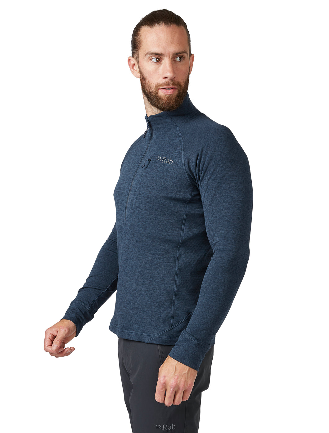 Rab Men's Nexus Pull-On Half Zip Fleece Top (Deep Ink)