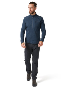 Rab Men's Nexus Pull-On Half Zip Fleece Top (Deep Ink)