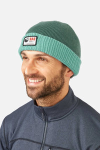 Rab Unisex Essential Beanie Hat (Green Slate/Glacier Blue)