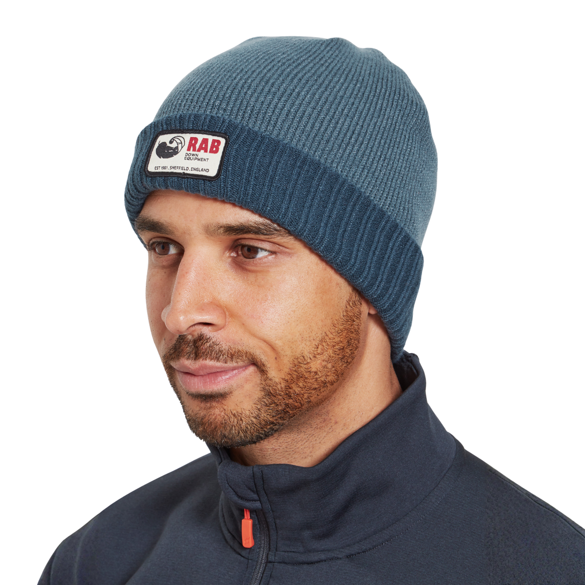 Rab Unisex Essential Beanie Hat Orion Blue Tempest Blue QAB-26