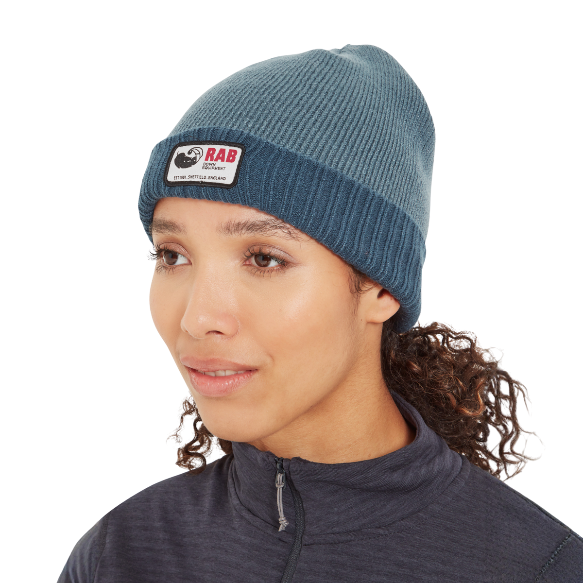 Rab Unisex Essential Beanie Hat Orion Blue Tempest Blue QAB-26