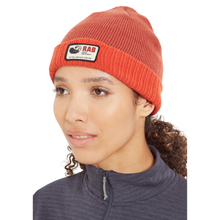 Load image into Gallery viewer, Rab Unisex Essential Beanie Hat (Tuscan Red/Red Grapefruit)
