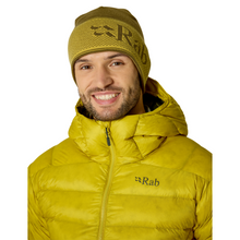 Load image into Gallery viewer, Rab Unisex Logo Band Beanie Hat (Oak/Dark Pollen)
