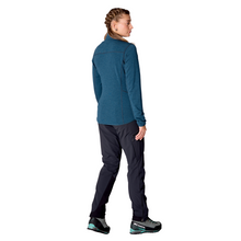 Load image into Gallery viewer, Rab Women&#39;s Ascendor Light Hooded Half Zip Fleece Top (Tempest Blue)
