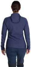 Load image into Gallery viewer, Rab Women&#39;s Capacitor Full Zip Hooded Fleece (Patriot Blue)
