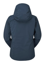 Load image into Gallery viewer, Rab Women&#39;s Downpour Light Waterproof Jacket (Tempest Blue)
