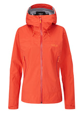 Load image into Gallery viewer, Rab Women&#39;s Downpour Plus 2.0 Waterproof Jacket (Red Grapefruit)
