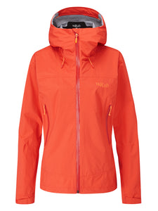 Rab Women's Downpour Plus 2.0 Waterproof Jacket (Red Grapefruit)