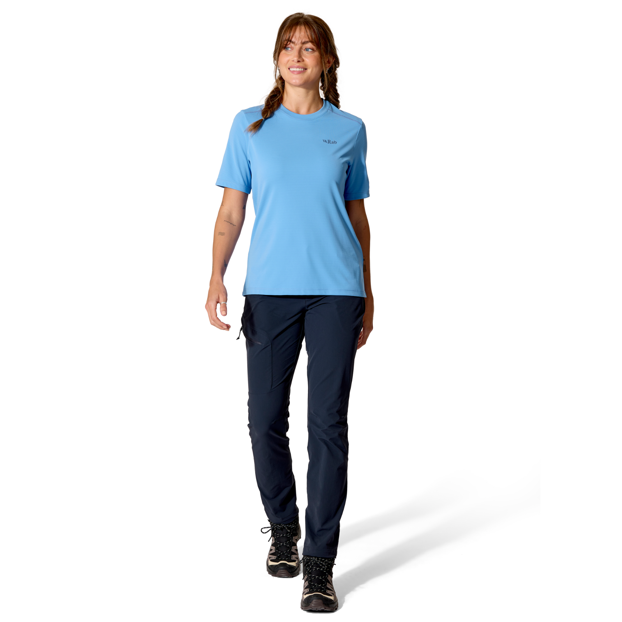 Rab Women's Force UPF40 Short Sleeve Technical Tee (Bluebird)