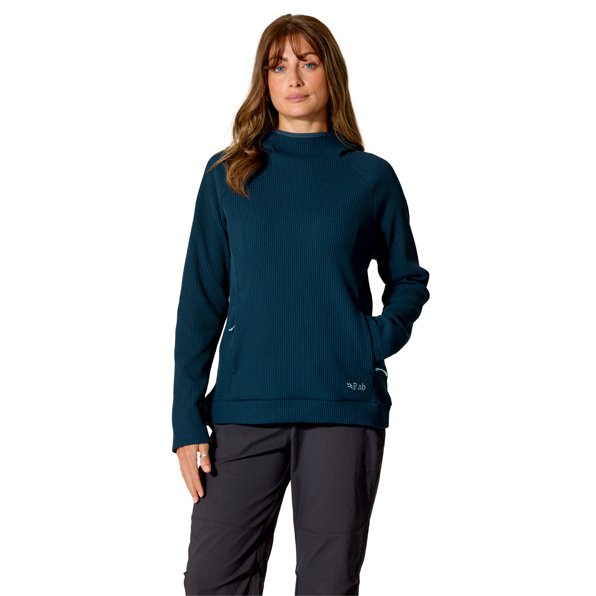 Rab Women's Hepton Pullover Hoodie (Tempest Blue)
