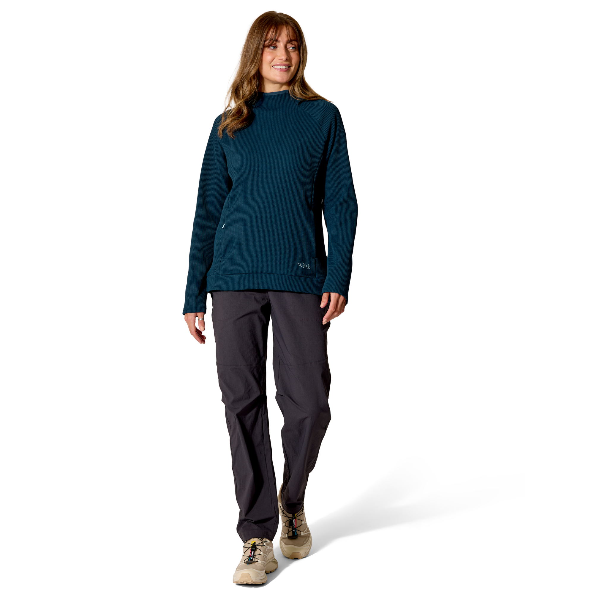 Rab Women's Hepton Pullover Hoodie (Tempest Blue)