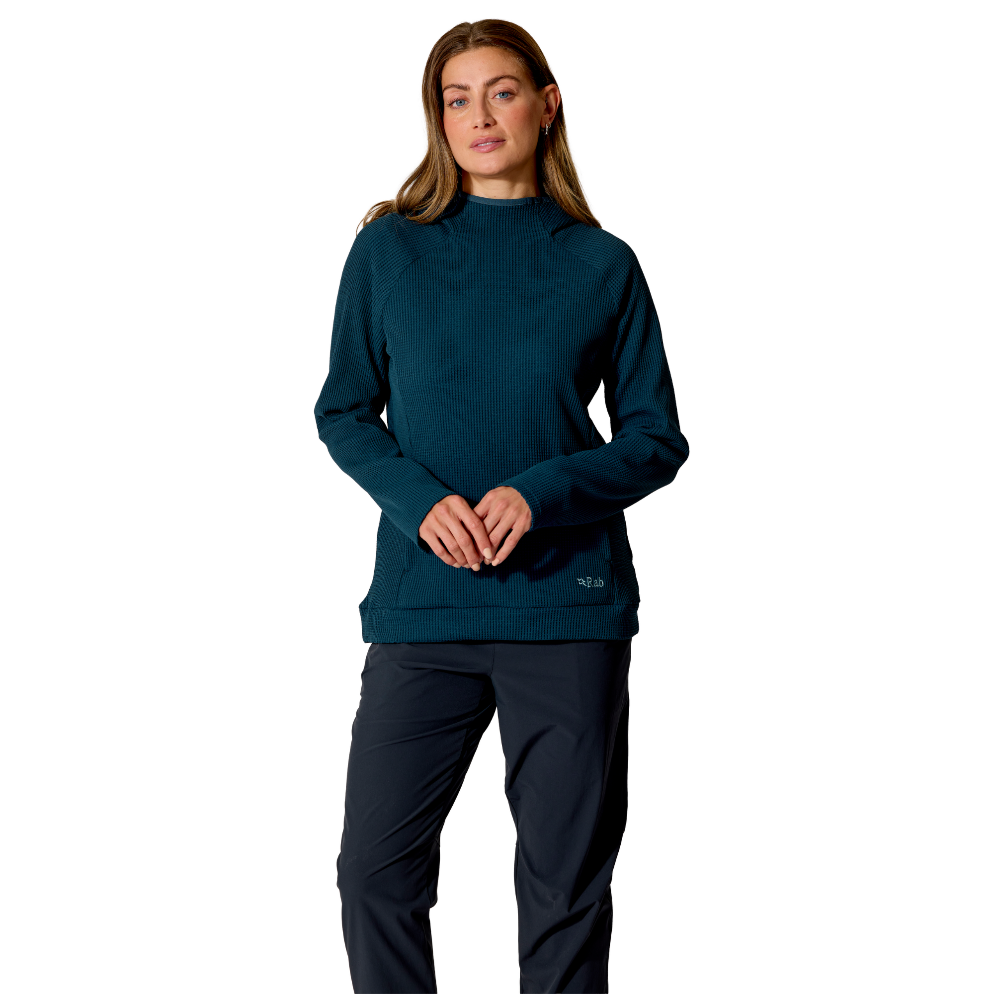 Rab Women's Hepton Pullover Hoodie (Tempest Blue)