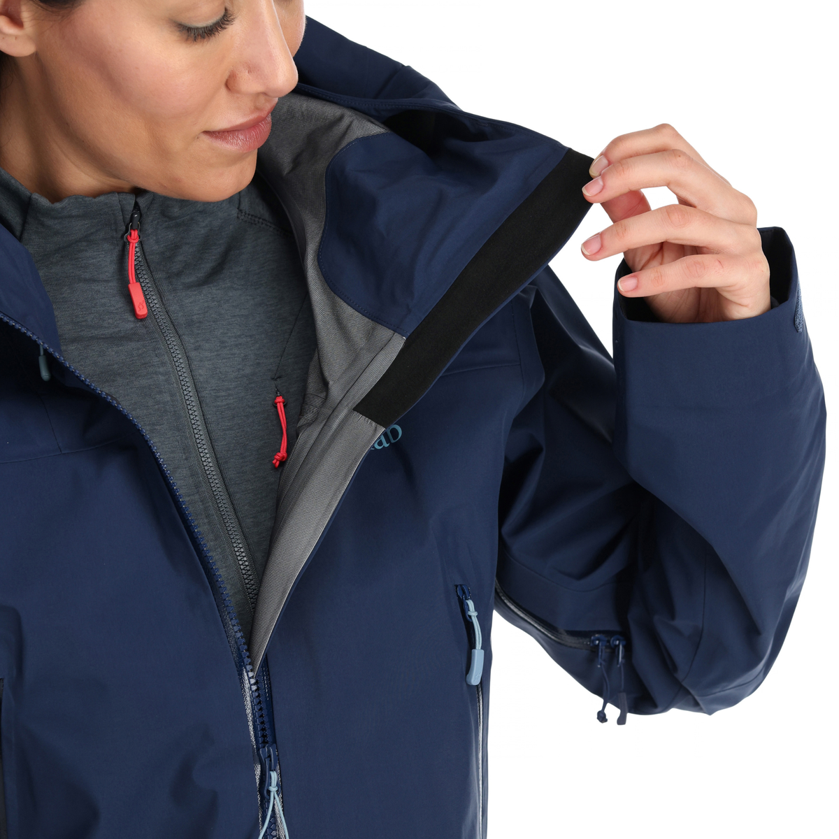 Rab Women's Kangri 3L Gore-Tex Waterproof Jacket Deep Ink DIK QWH-02
