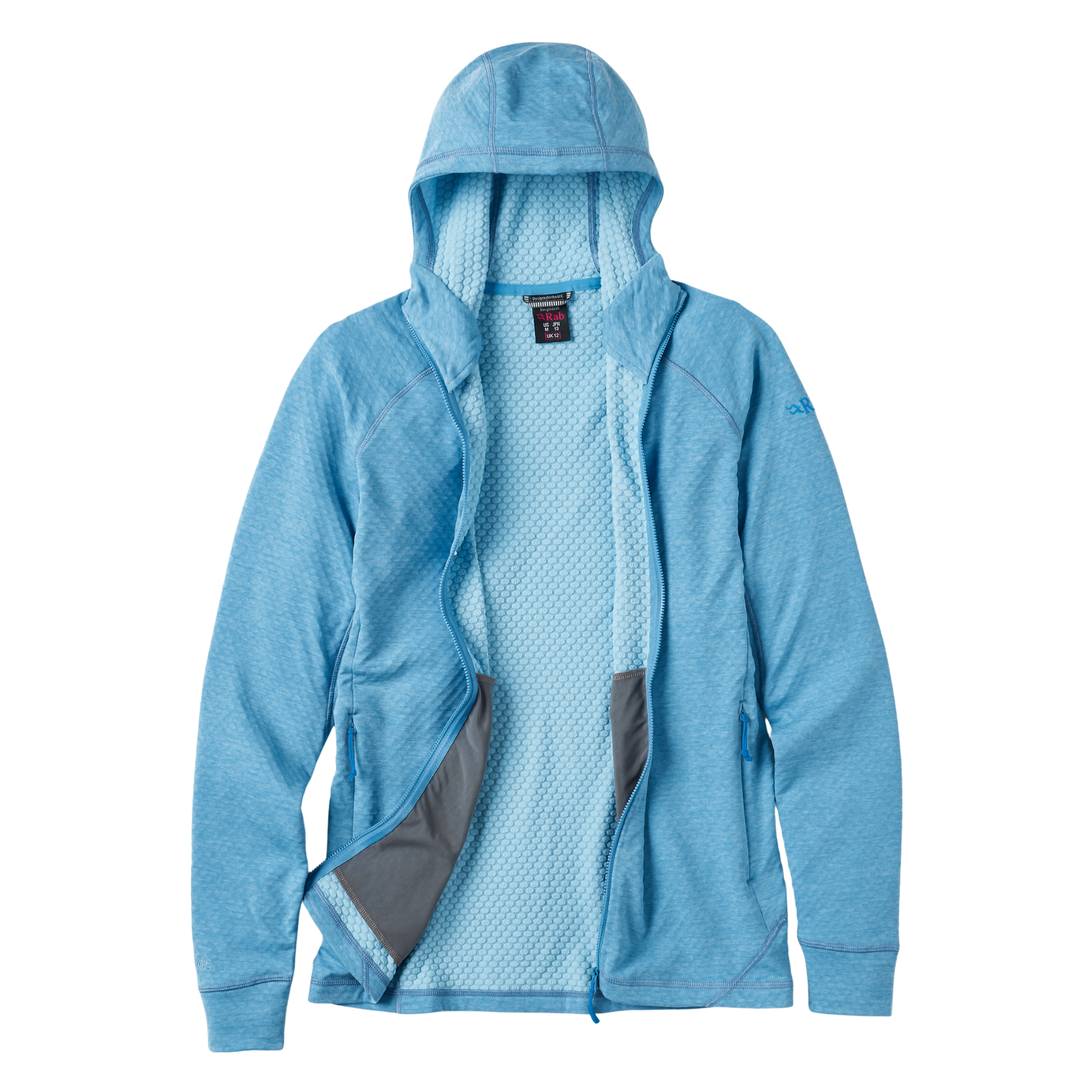 Rab Women's Nexus Full Zip Hooded Fleece (Bluebird)