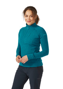 Rab Women's Nexus Pull On Half Zip Fleece Top (Ultramarine)