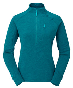 Rab Women's Nexus Pull On Half Zip Fleece Top (Ultramarine)
