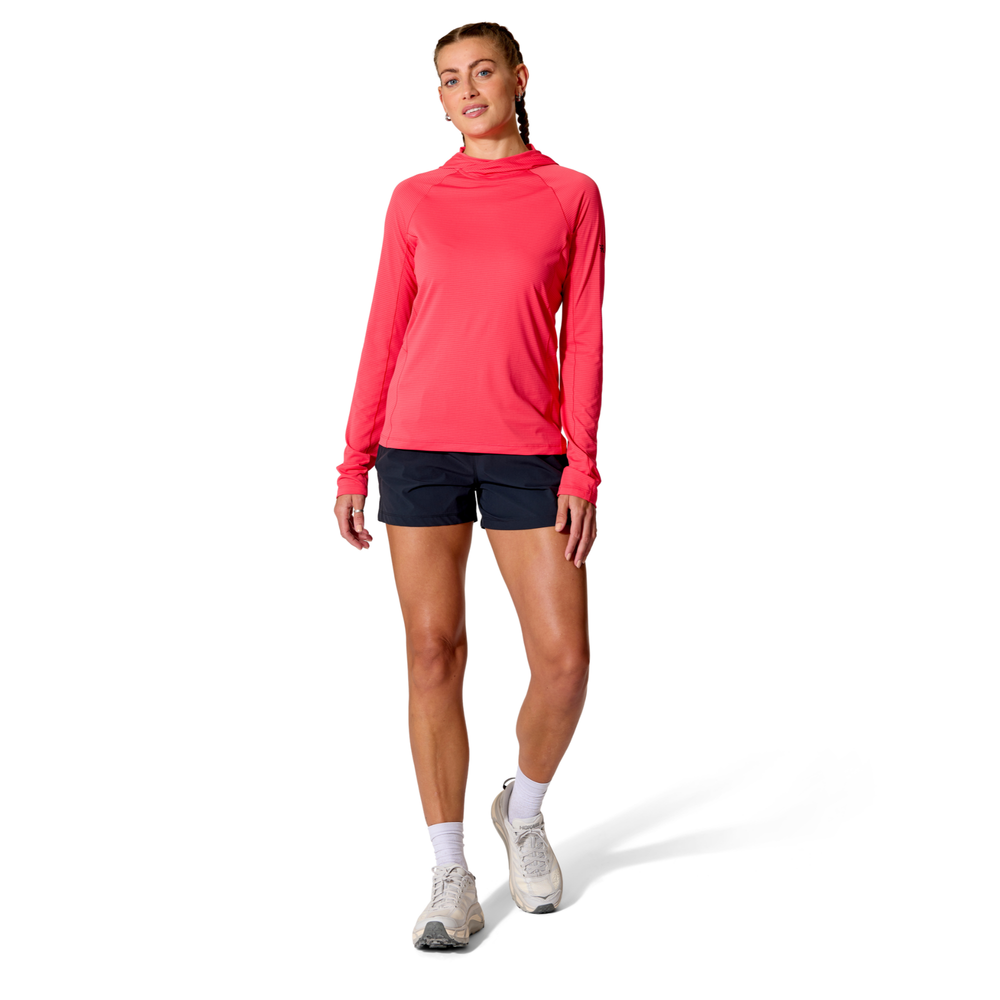 Rab Women's Sonic Technical Hoodie (Hibiscus)