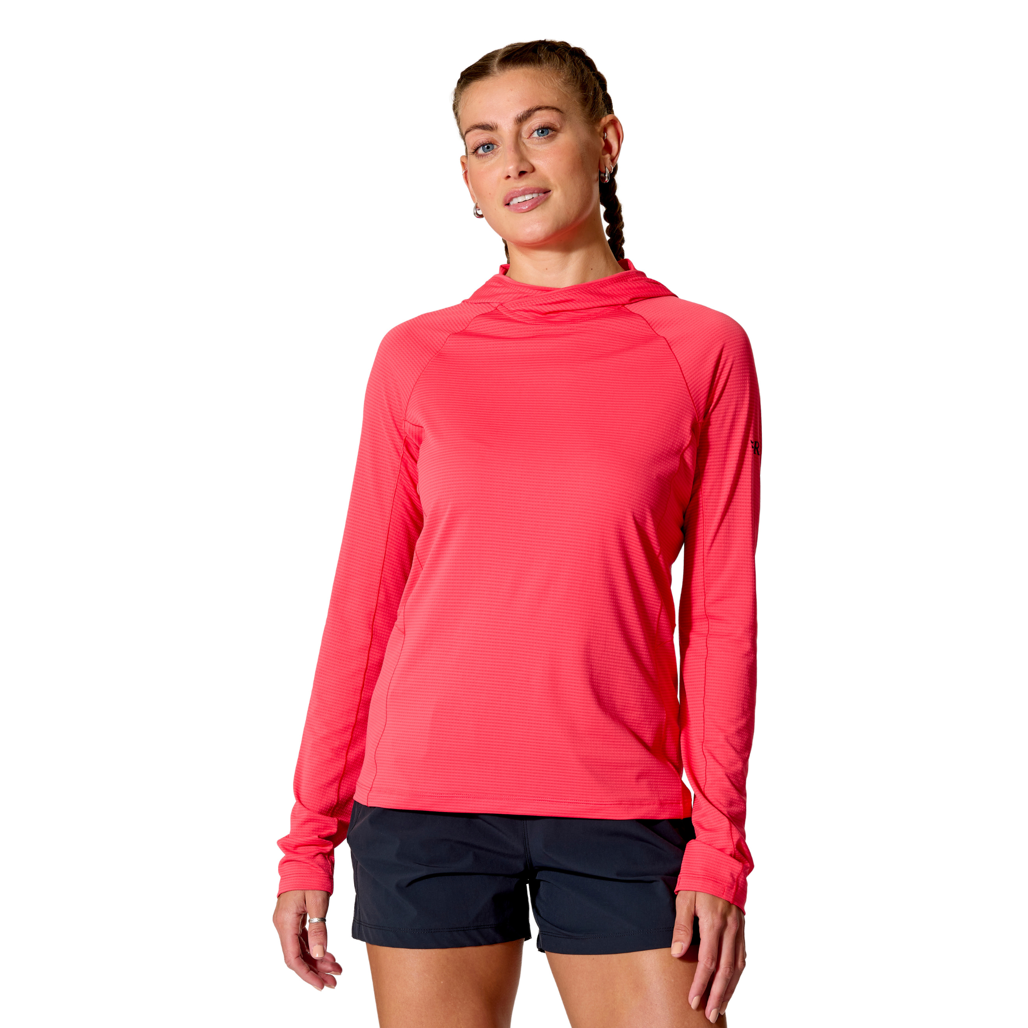 Rab Women's Sonic Technical Hoodie (Hibiscus)