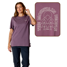 Load image into Gallery viewer, Rab Women's Stance Cirque Organic Cotton Short Sleeve Tee (Dark Iris)
