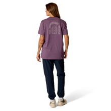Load image into Gallery viewer, Rab Women's Stance Cirque Organic Cotton Short Sleeve Tee (Dark Iris)
