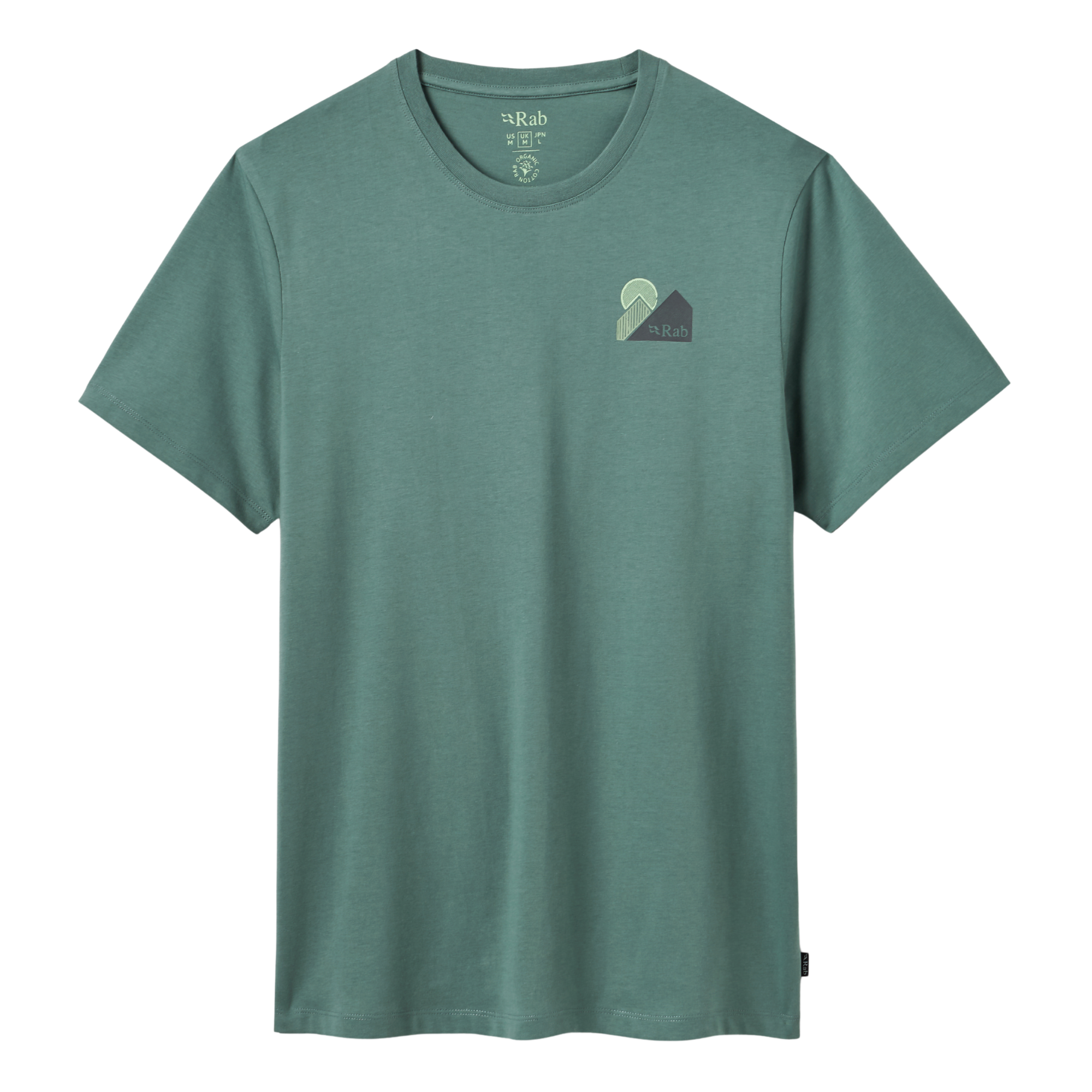 Rab Women's Stance Vista Organic Cotton Short Sleeve Tee (Sage)
