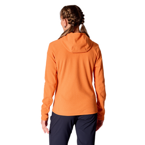Rab Women's Stavel Hooded Full Zip Fleece (Dark Melba)