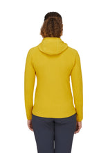 Load image into Gallery viewer, Rab Women&#39;s Tecton Full Zip Hooded Fleece (Sahara)
