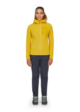 Load image into Gallery viewer, Rab Women&#39;s Tecton Full Zip Hooded Fleece (Sahara)
