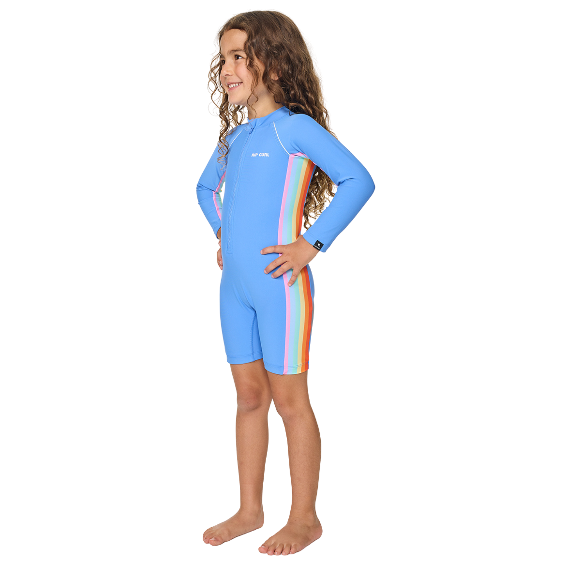 Rip Curl Kids Sun Revival UPF50 Long Sleeve Springsuit (Cornflower Blue)(Ages 1-8)