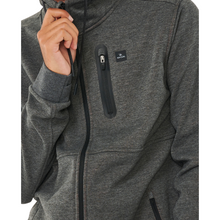 Load image into Gallery viewer, Rip Curl Men&#39;s Anti Series Departed Hooded Full Zip Fleece (Charcoal Marle)
