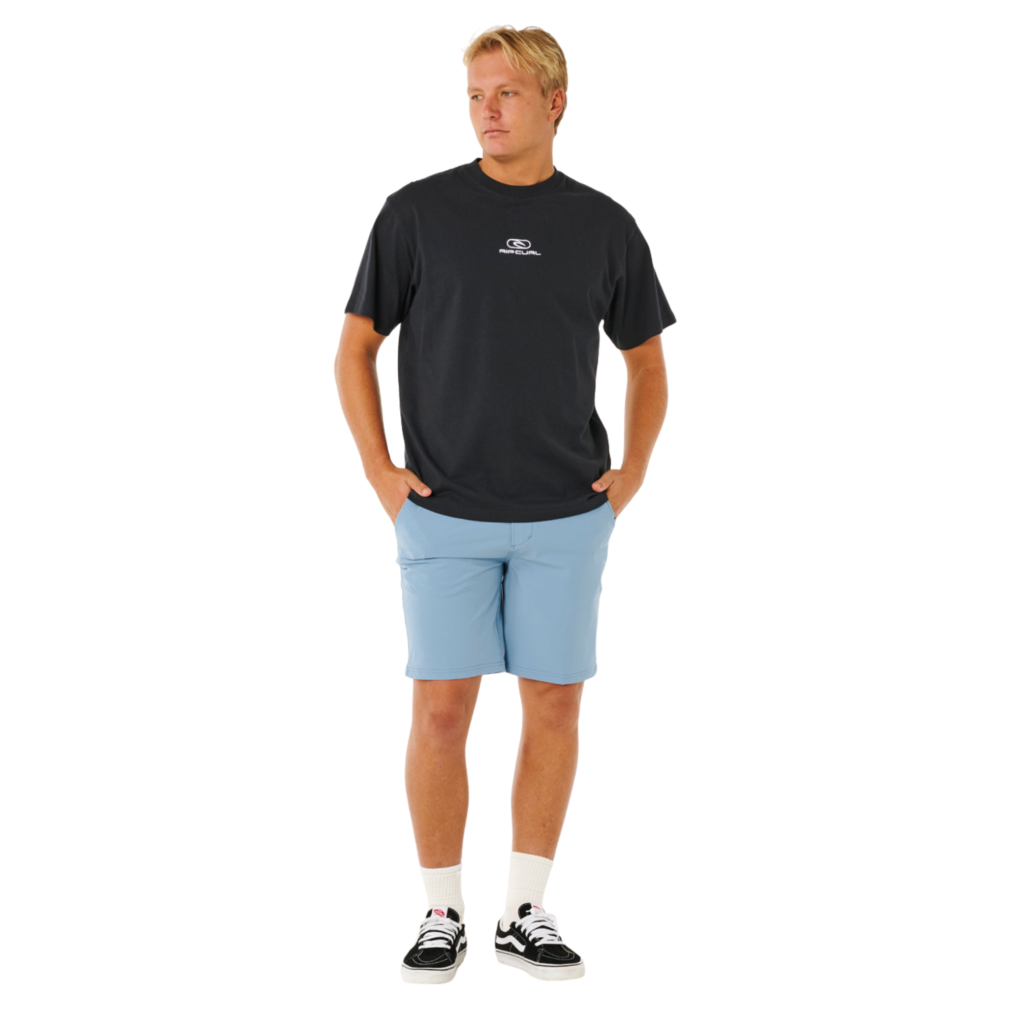 Rip Curl Men's Boardwalk Phase Nineteen Boardwalk Shorts (Faded Denim)