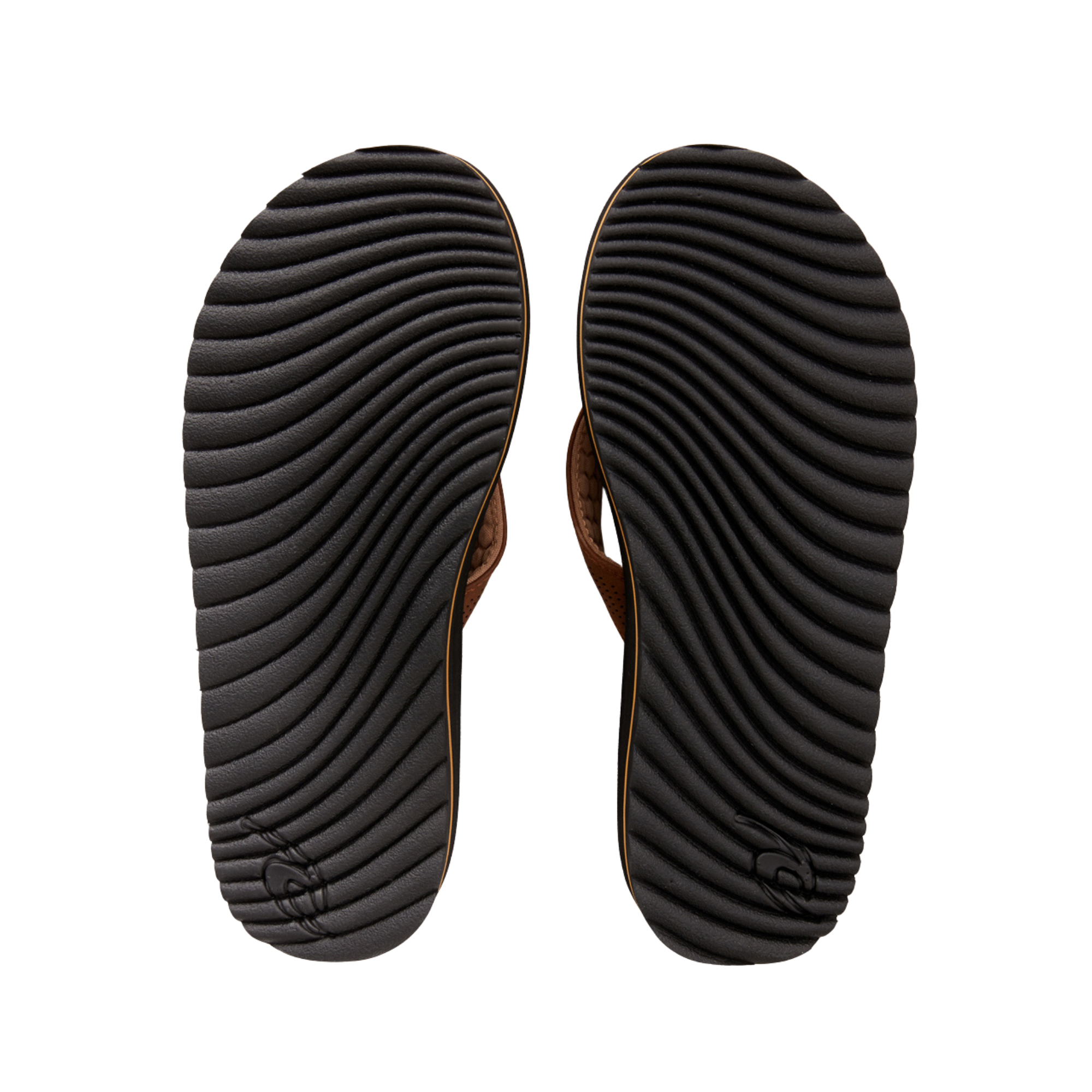 Rip Curl Men's Chiba Open Toe Flip Flops (Brown/Black)