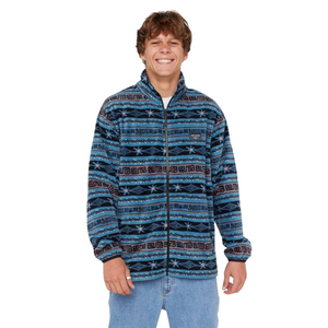 Rip Curl Men's Fun Times Polar Full Zip Fleece (Storm Blue)