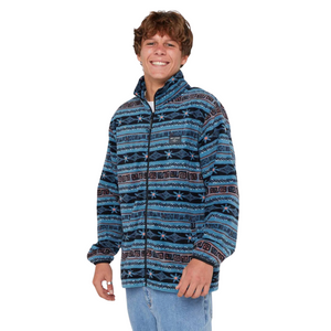 Rip Curl Men's Fun Times Polar Full Zip Fleece (Storm Blue)