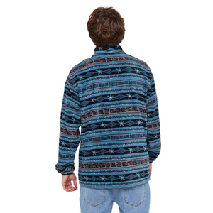 Rip Curl Men's Fun Times Polar Full Zip Fleece (Storm Blue)