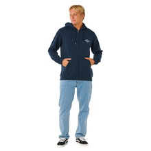 Load image into Gallery viewer, Rip Curl Men's Hazey Days Hooded Full Zip Fleece (Dark Navy)
