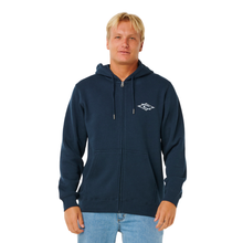 Load image into Gallery viewer, Rip Curl Men's Hazey Days Hooded Full Zip Fleece (Dark Navy)
