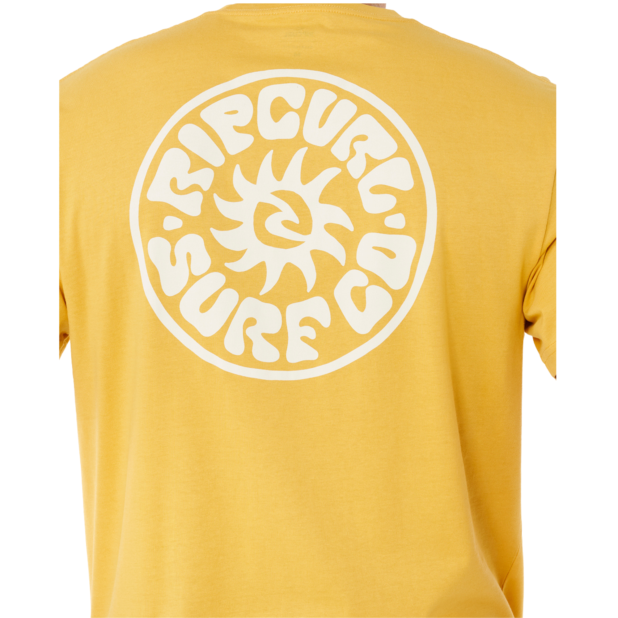 Rip Curl Men's Pacific Rinse Circle Short Sleeve Tee (Ochre)