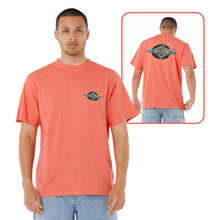 Load image into Gallery viewer, Rip Curl Men&#39;s Raw Burst Short Sleeve Tee (Rose Sky)
