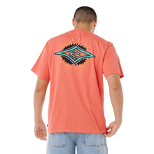 Load image into Gallery viewer, Rip Curl Men&#39;s Raw Burst Short Sleeve Tee (Rose Sky)
