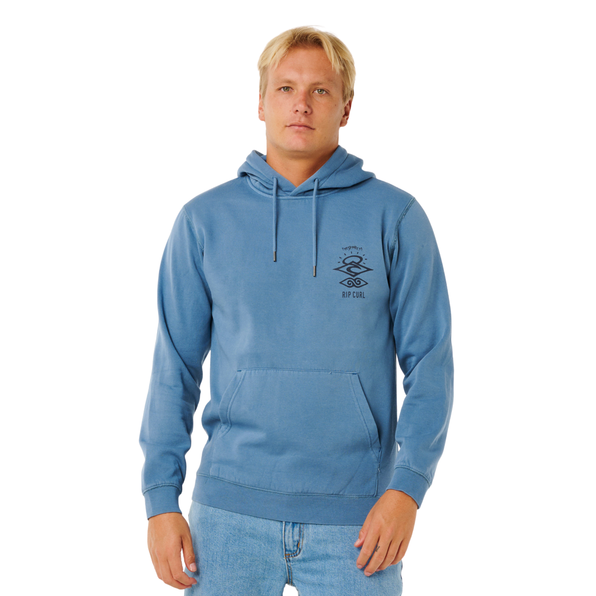 Rip Curl Men's Search Icon Hoody (Bluefin)